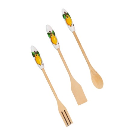 Set utensili da cucina Folk Limoni Ceramiche De Simone Set utensili da cucina Folk Limoni Ceramiche De Simone
